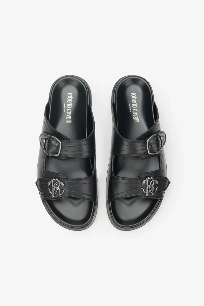 Roberto Cavalli Sandal in Leather with Buckle | Thumbnail 4 Roberto Cavalli Sandal in Leather with Buckle | Thumbnail 4