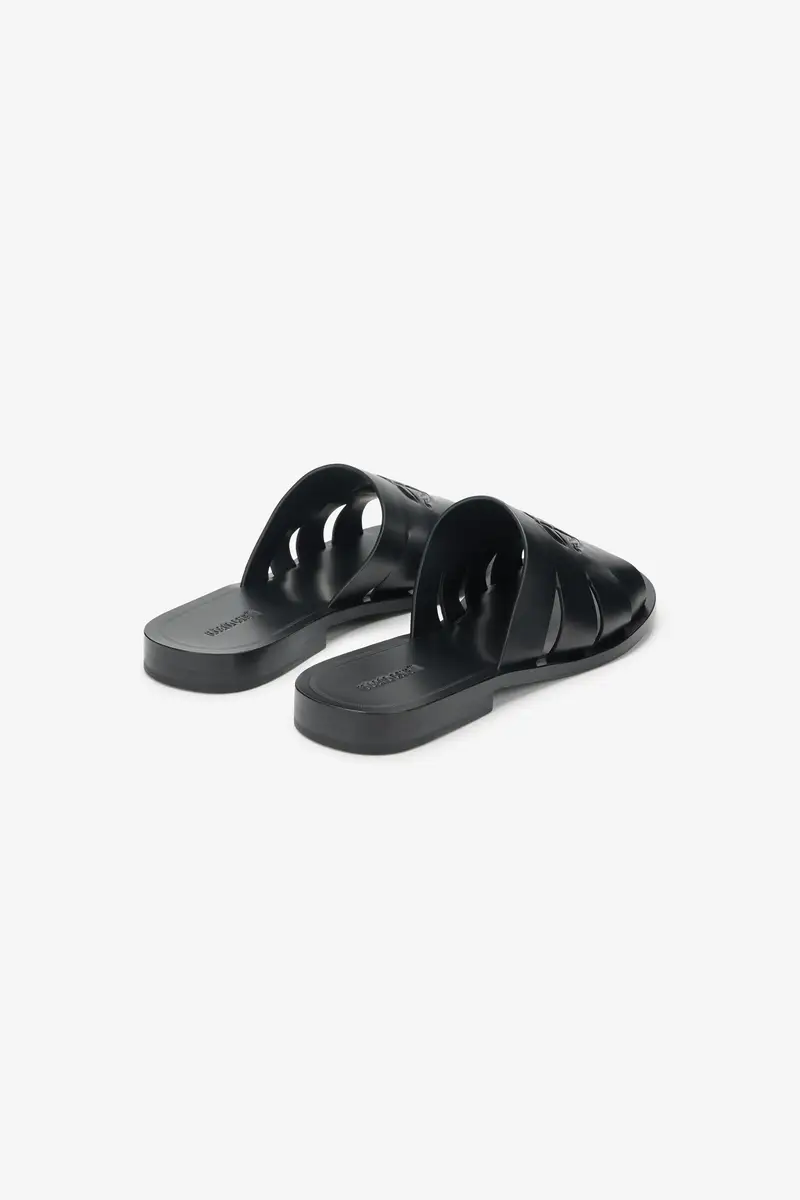 Roberto Cavalli Leather Sandal with with Embossed Logo Detail | Thumbnail 2 Roberto Cavalli Leather Sandal with with Embossed Logo Detail | Thumbnail 2
