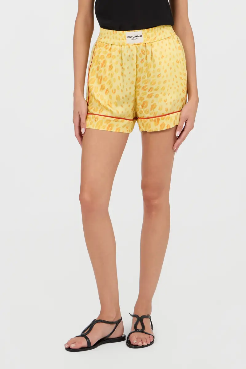 Roberto Cavalli Shorts in The Jaguar Kiss Print | Thumbnail 2 Roberto Cavalli Shorts in The Jaguar Kiss Print | Thumbnail 2