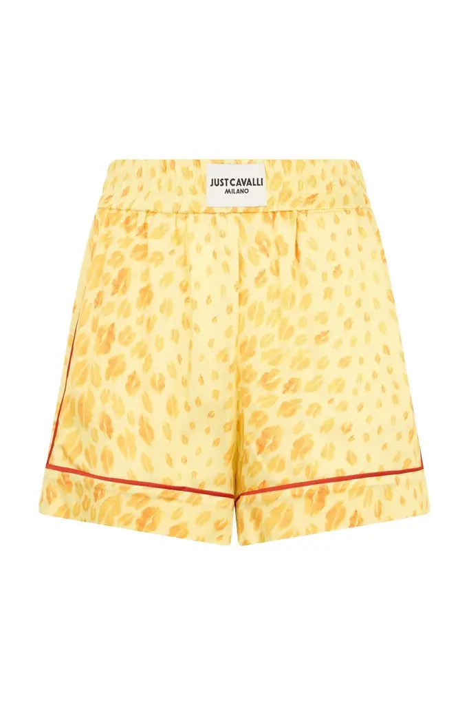 Roberto Cavalli Shorts in The Jaguar Kiss Print