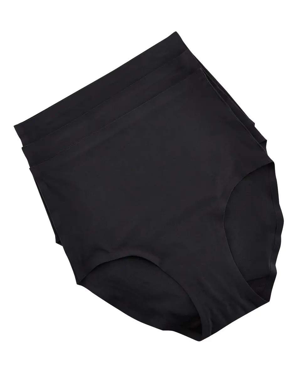 Chantelle Soft Stretch High-Waist Seamless Regular Briefs - 3 Pack | Thumbnail 3
