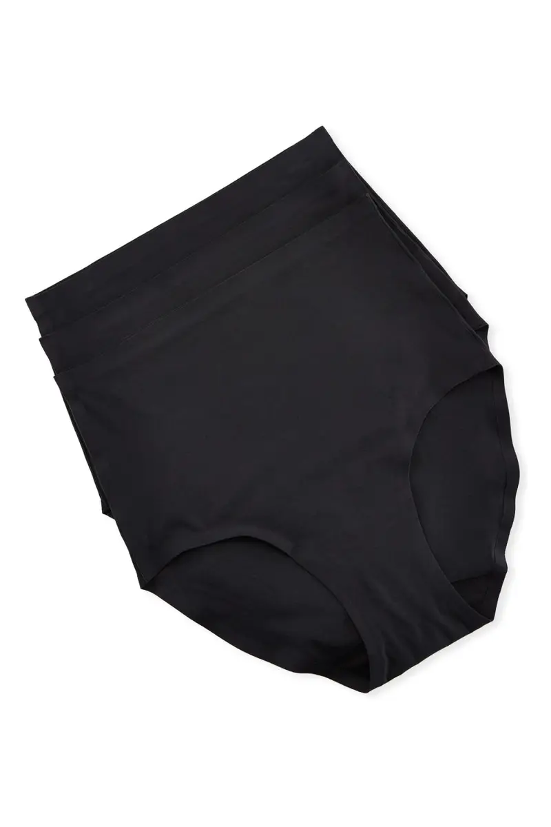 Chantelle Soft Stretch High-Waist Seamless Regular Briefs - 3 Pack | Thumbnail 4