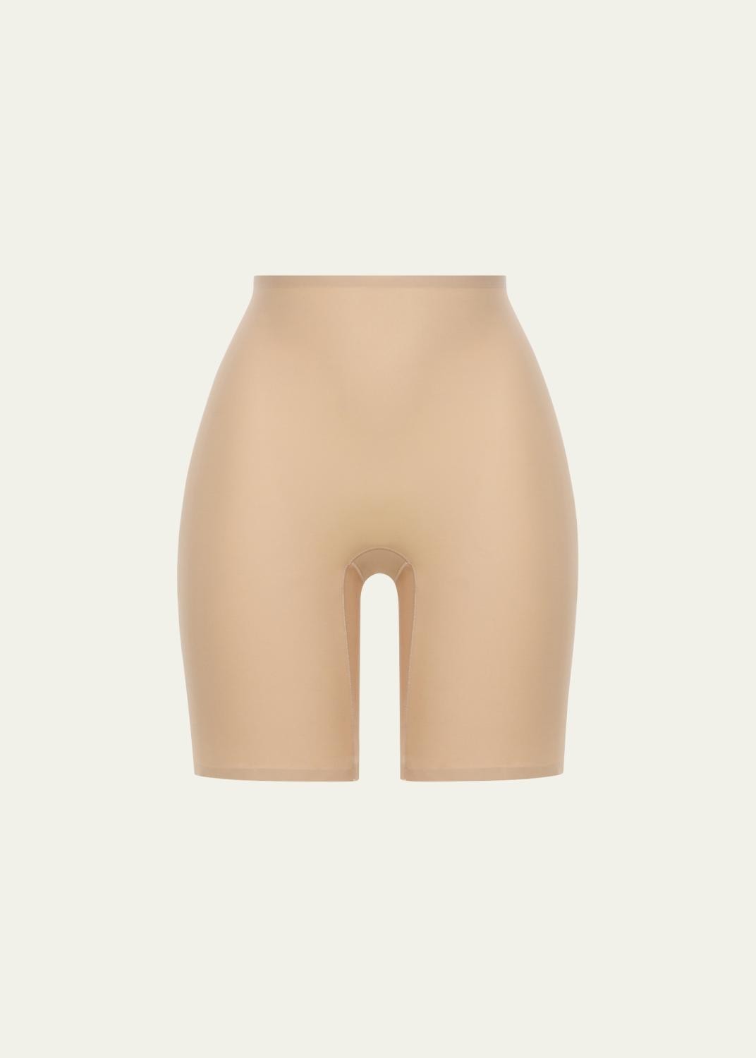 Soft Stretch High-Rise Mid-Thigh Shaping Shorts