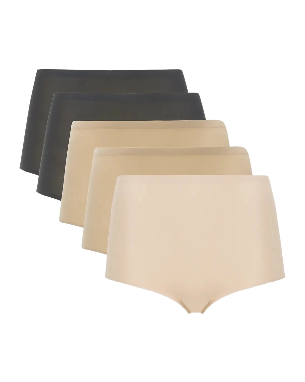 Chantelle 5-Pack Soft-Stretch Full Bikini Briefs