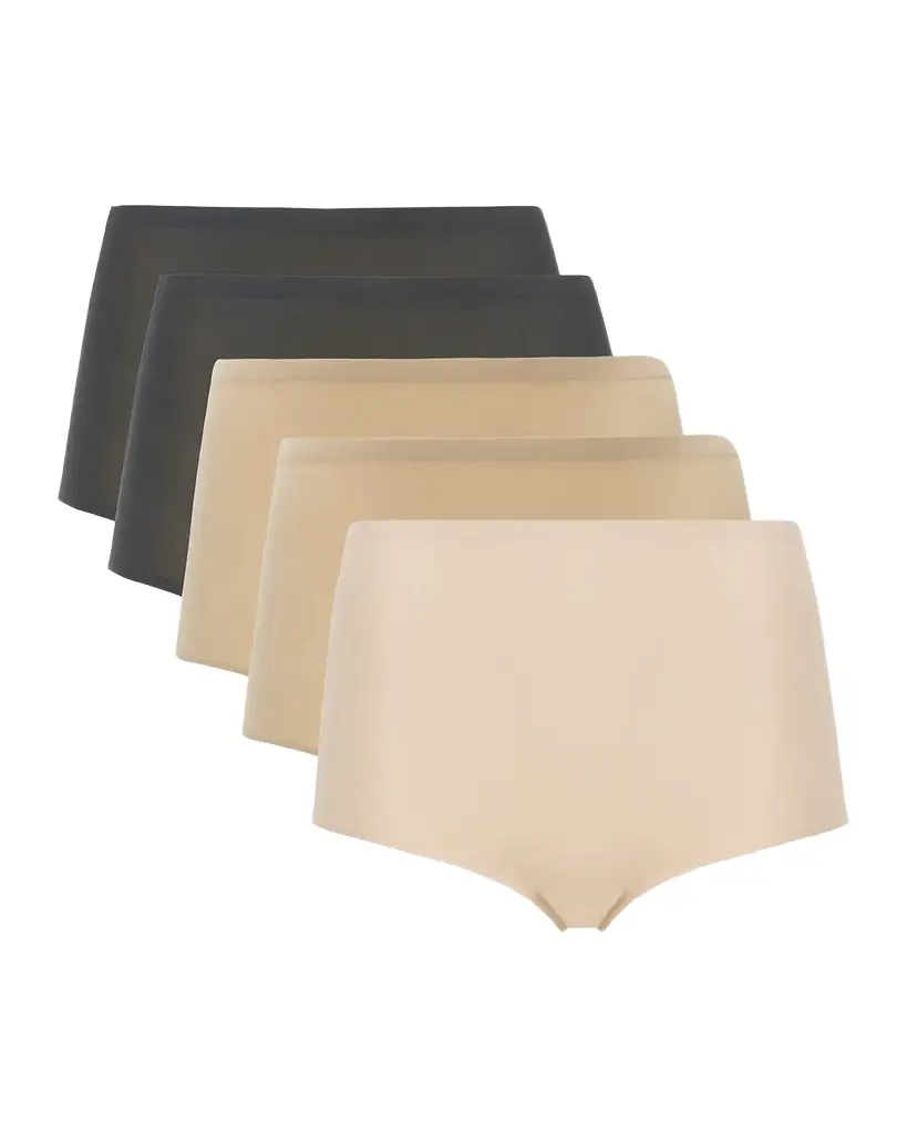 Chantelle 5-Pack Soft-Stretch Full Bikini Briefs
