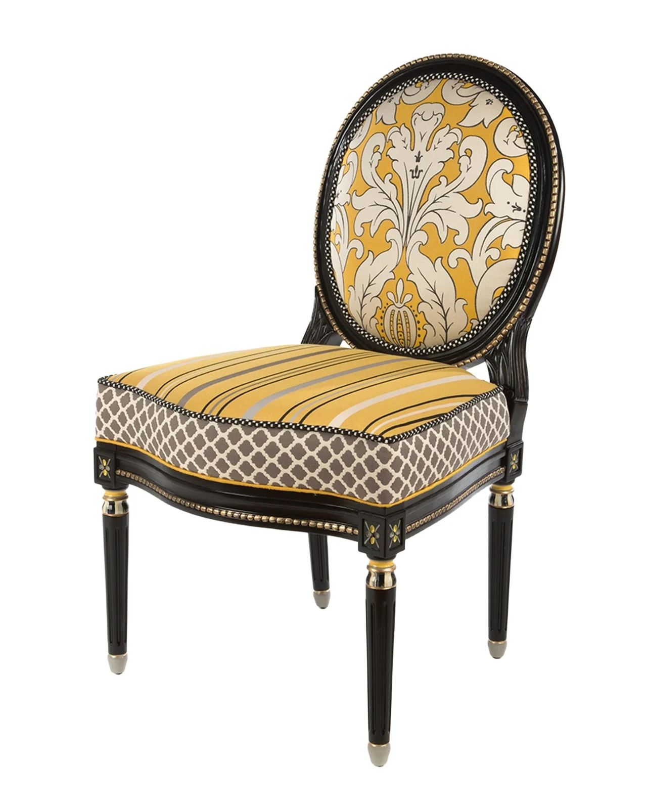 MacKenzie-Childs Queen Bee Side Chair