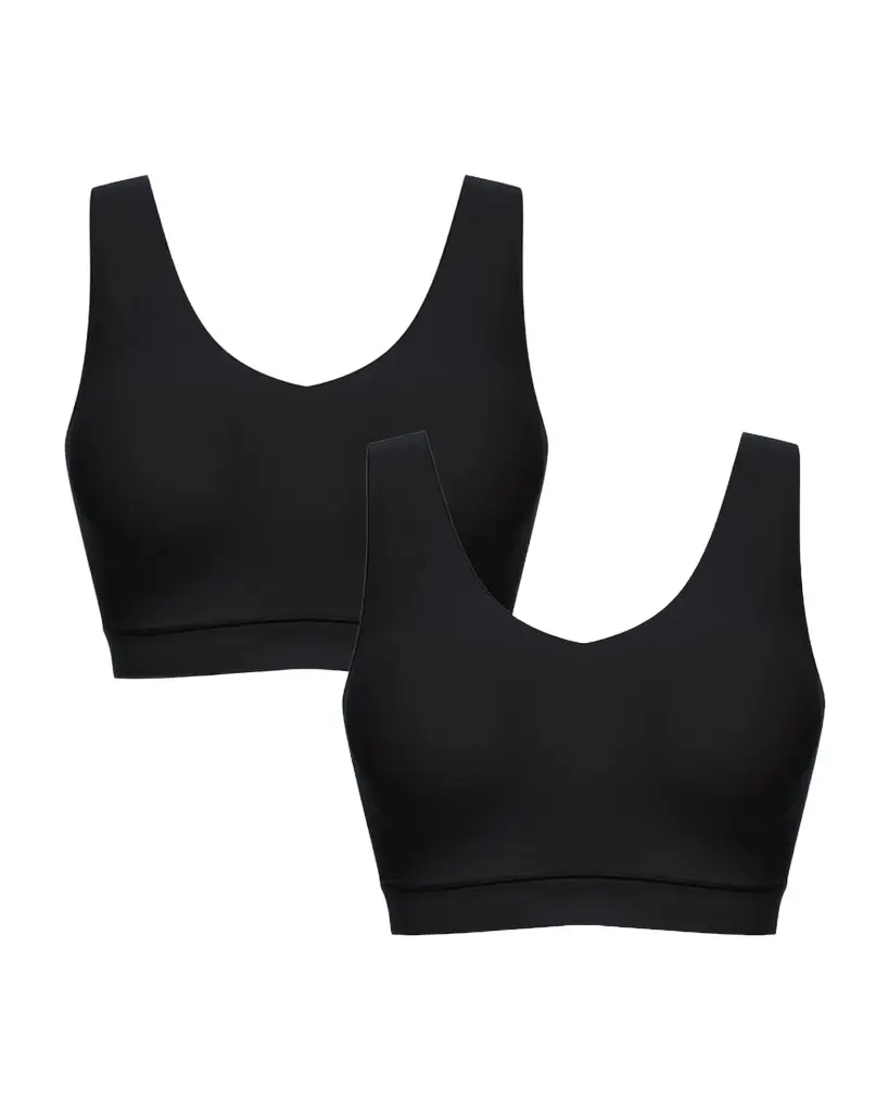 Chantelle Soft Stretch Padded V-Neck Bra Top, 2-Pack