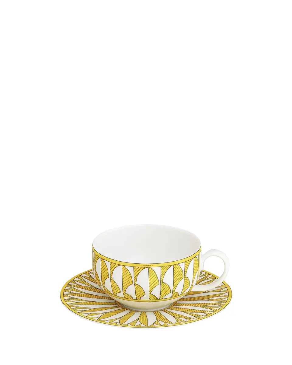 HERMÈS Soleil d'Hermes Tea Cup & Saucer Set | Thumbnail 2 HERMÈS Soleil d'Hermes Tea Cup & Saucer Set | Thumbnail 2