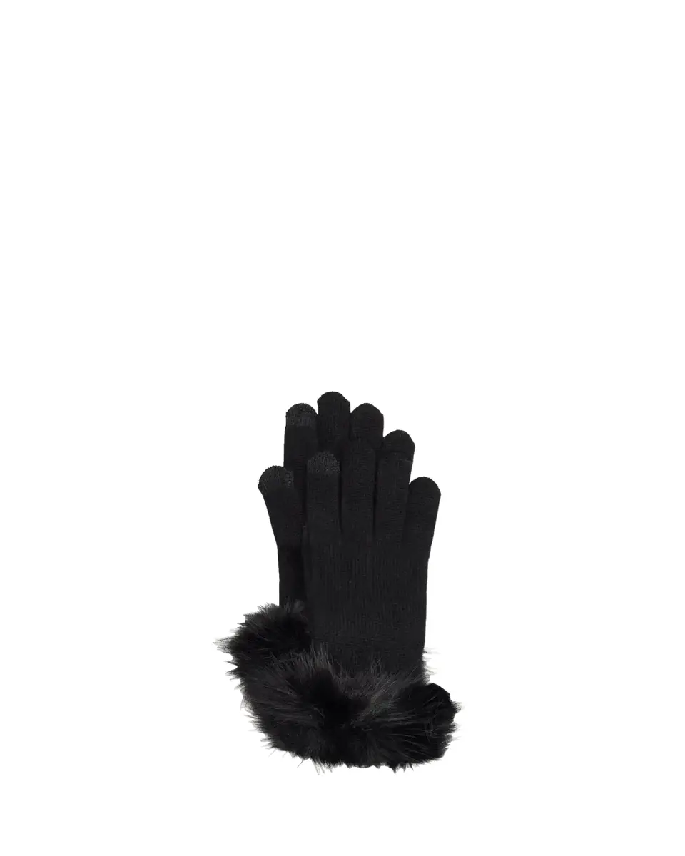Sofia Cashmere Touchscreen Cashmere & Faux Fur Gloves | Thumbnail 2 Sofia Cashmere Touchscreen Cashmere & Faux Fur Gloves | Thumbnail 2
