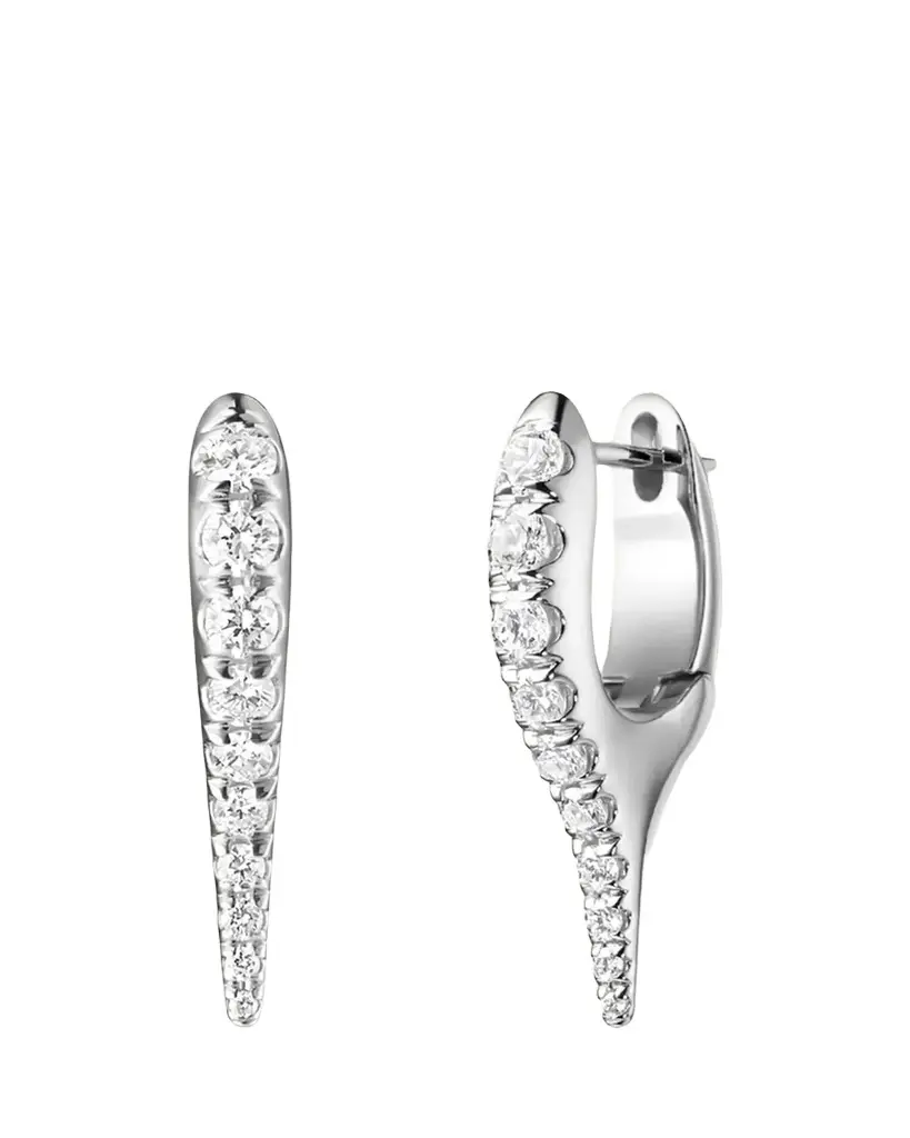 Melissa Kaye Lola Graduated Diamond Spike Earrings