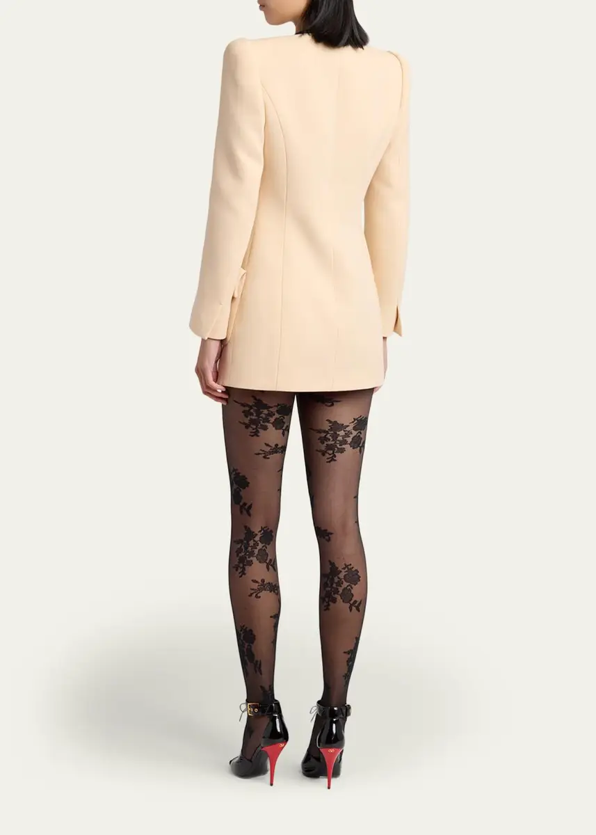 Valentino Garavani Tie-Neck Mini Blazer Dress | Thumbnail 3