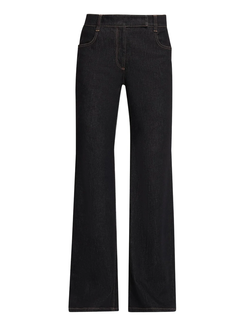 No Fade Stretch Denim Flared Jeans No Fade Stretch Denim Flared Jeans