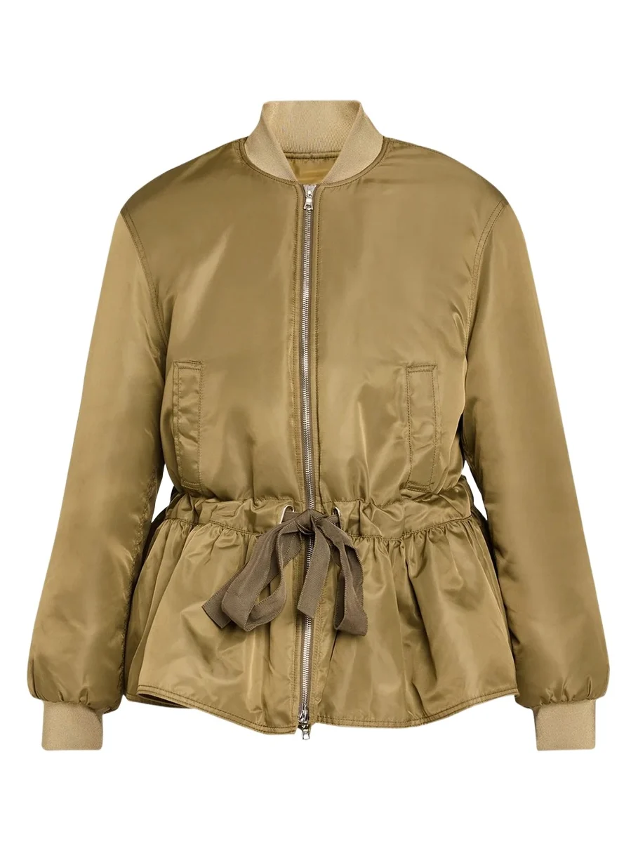 Cinq à Sept Valerina Peplum Bomber Jacket