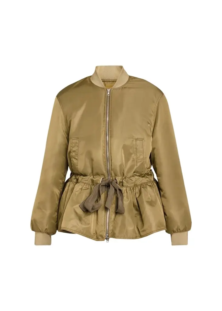 Valerina Peplum Bomber Jacket Valerina Peplum Bomber Jacket