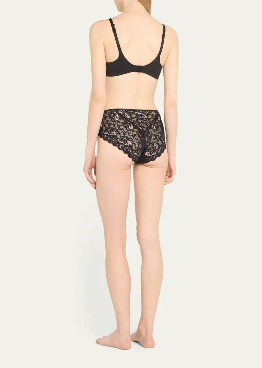 Chantelle Norah Chic Lace Plunge T-Shirt Bra | Thumbnail 3 Chantelle Norah Chic Lace Plunge T-Shirt Bra | Thumbnail 3
