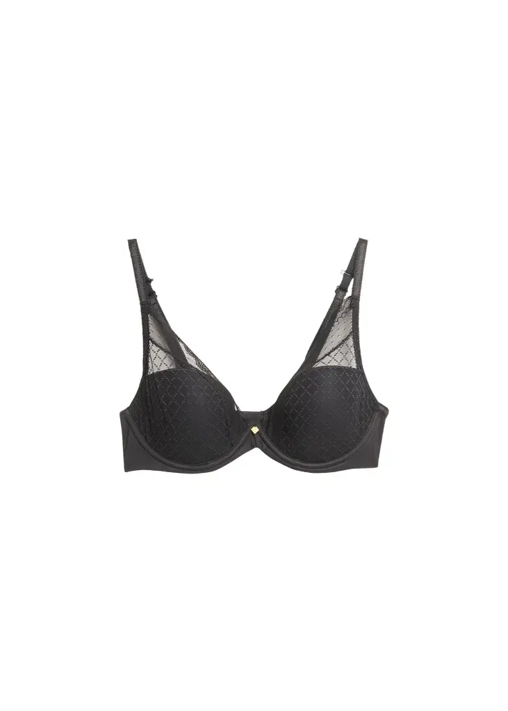 Chantelle Norah Chic Lace Plunge T-Shirt Bra