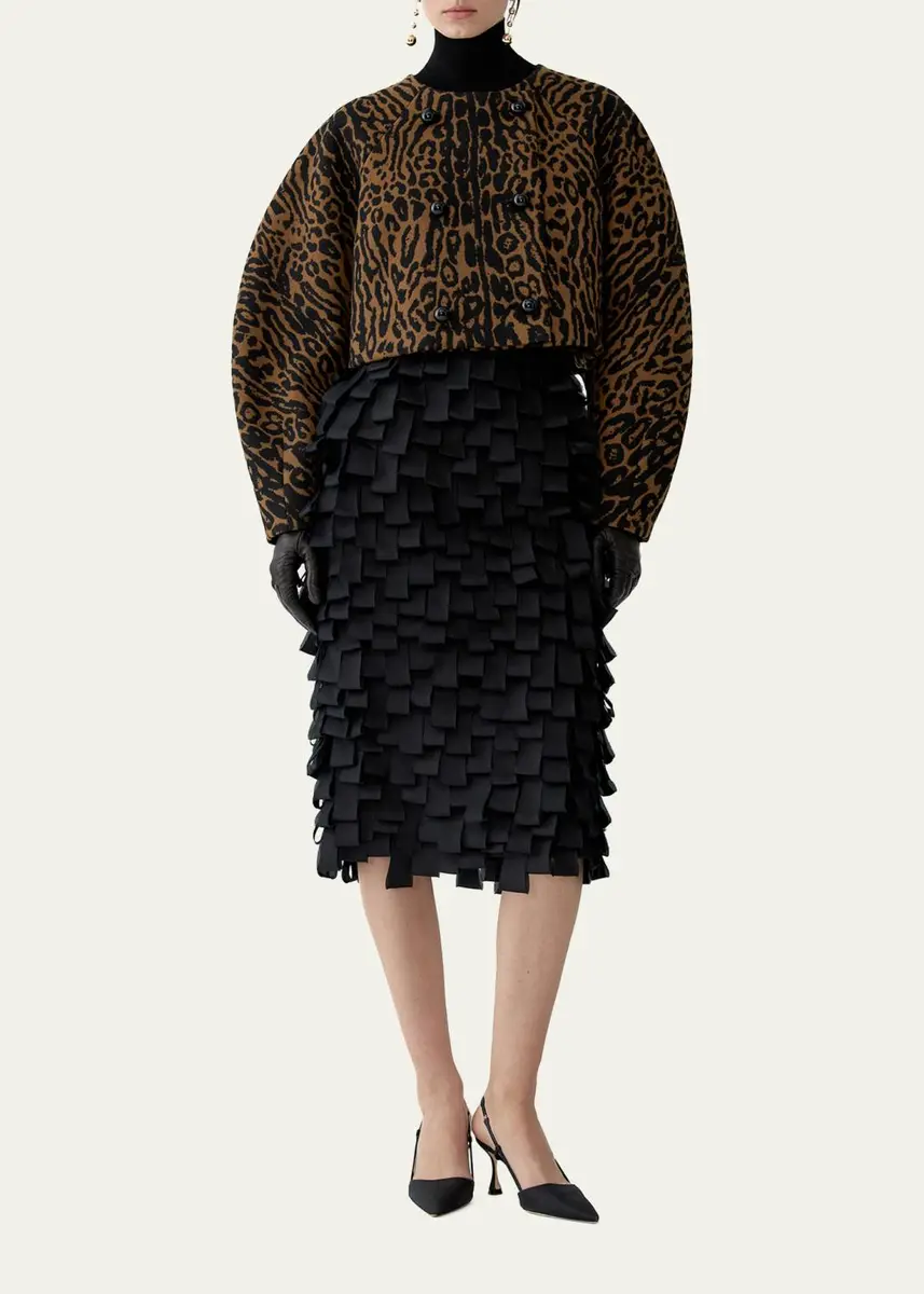 Carolina Herrera Silk Layered Pencil Skirt | Thumbnail 2 Carolina Herrera Silk Layered Pencil Skirt | Thumbnail 2