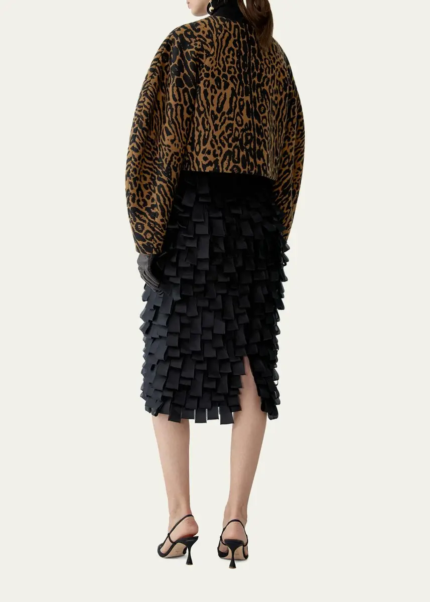 Carolina Herrera Silk Layered Pencil Skirt | Thumbnail 3 Carolina Herrera Silk Layered Pencil Skirt | Thumbnail 3