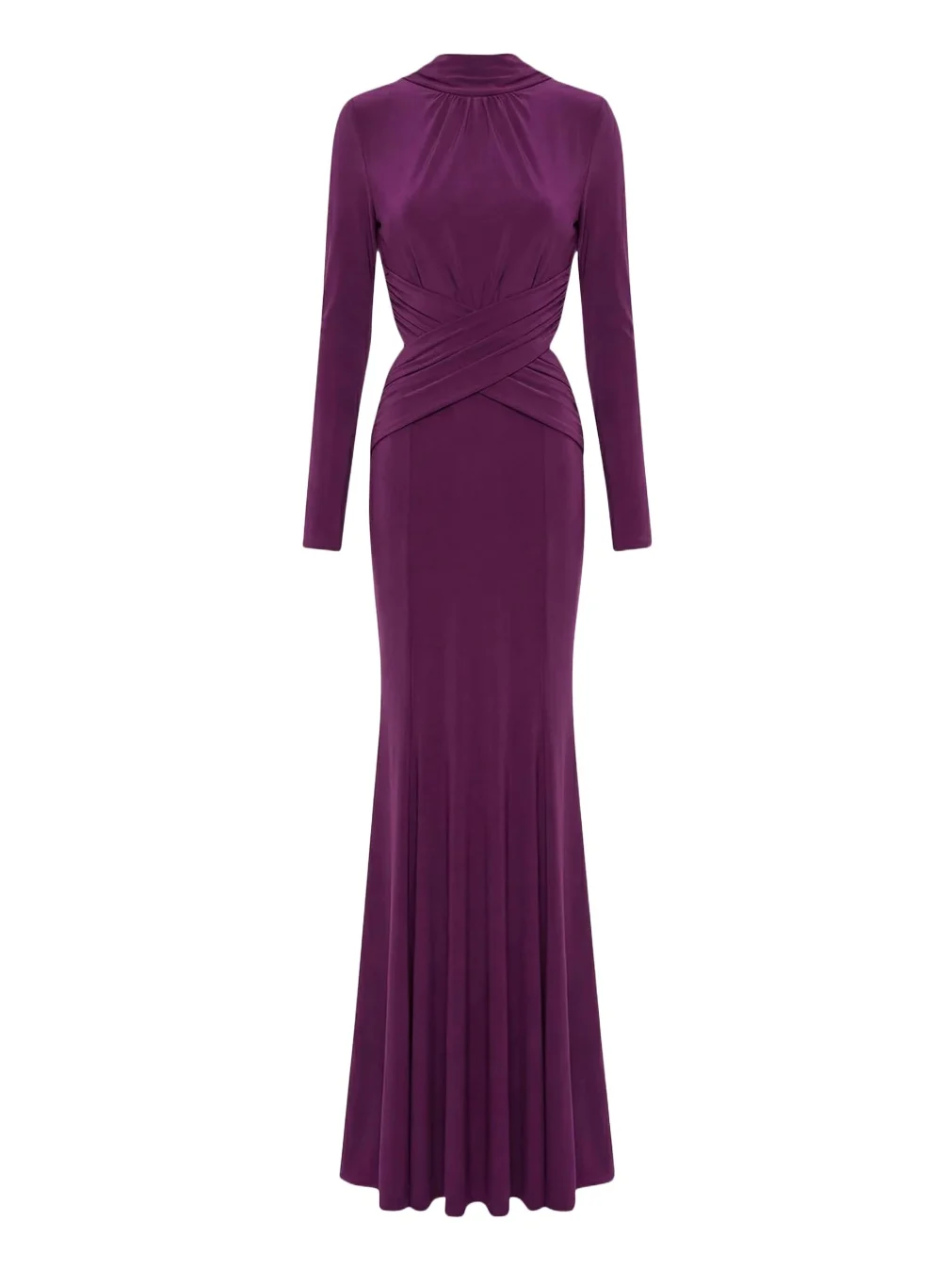 The New Arrivals by Ilkyaz Ozel Baja Draped Backless Maxi Dress