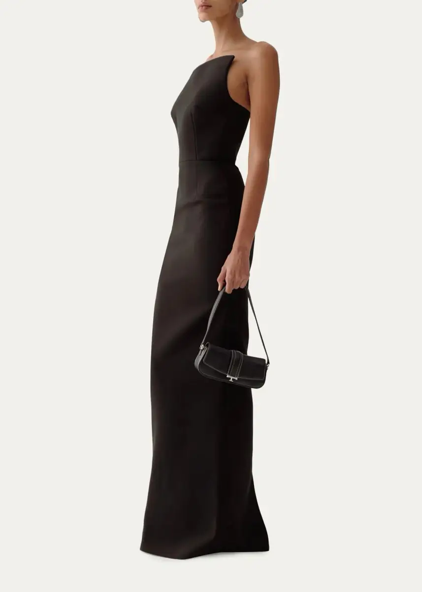 The New Arrivals by Ilkyaz Ozel Fuji Strapless Asymmetric Maxi Dress | Thumbnail 3 The New Arrivals by Ilkyaz Ozel Fuji Strapless Asymmetric Maxi Dress | Thumbnail 3