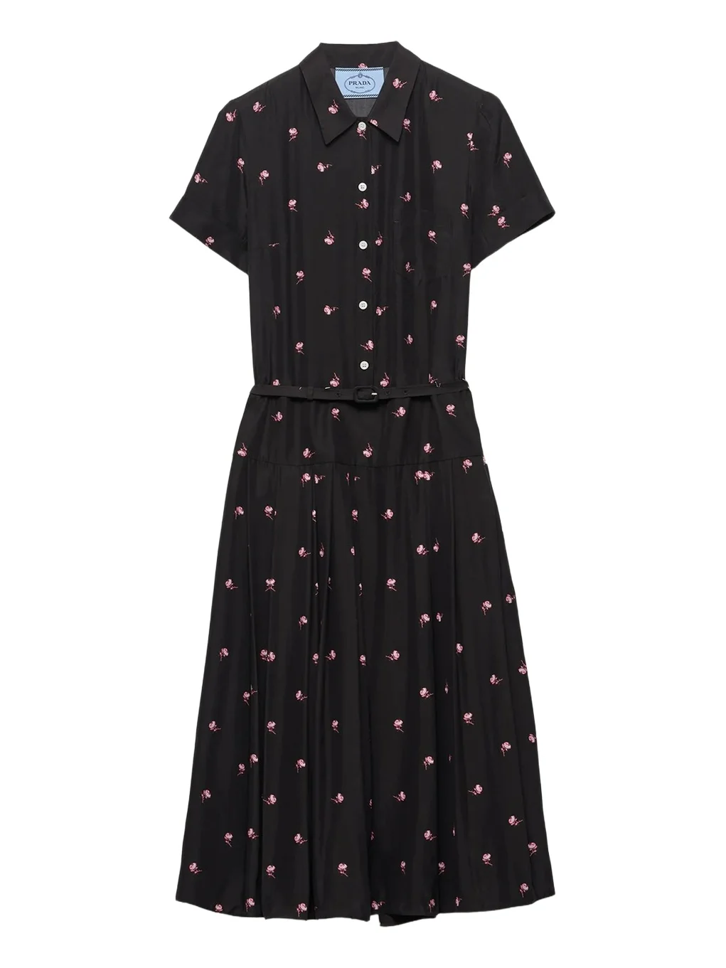 Floral Belted Midi Dress Floral Belted Midi Dress