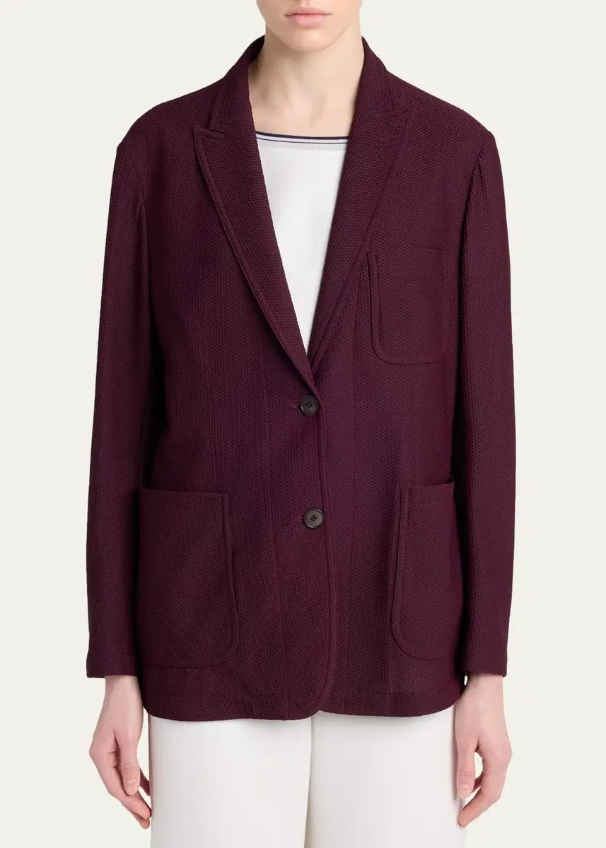 Giorgio Armani Two-Button Blazer | Thumbnail 4 Giorgio Armani Two-Button Blazer | Thumbnail 4