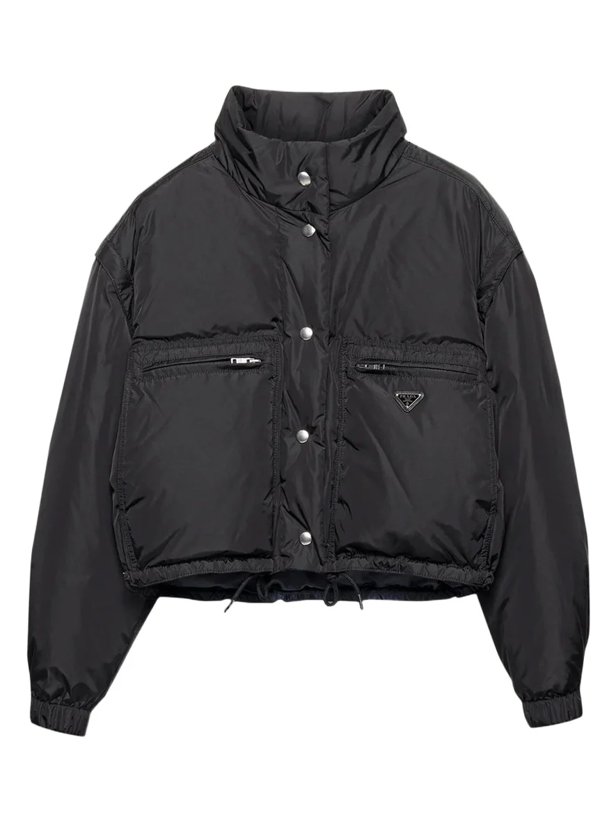 Prada Re-Nylon Crop Down Jacket