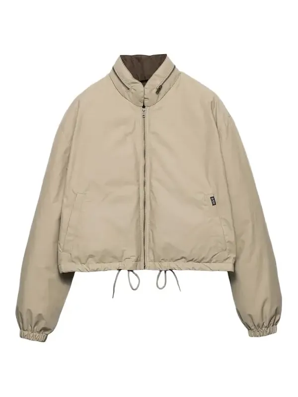 Prada Drawstring-Hem Down Jacket
