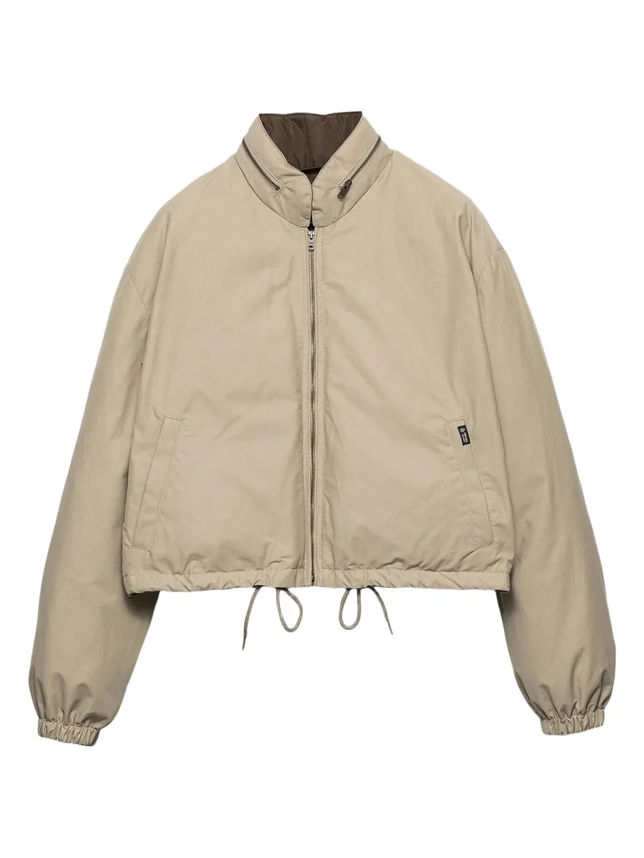 Prada Drawstring-Hem Down Jacket