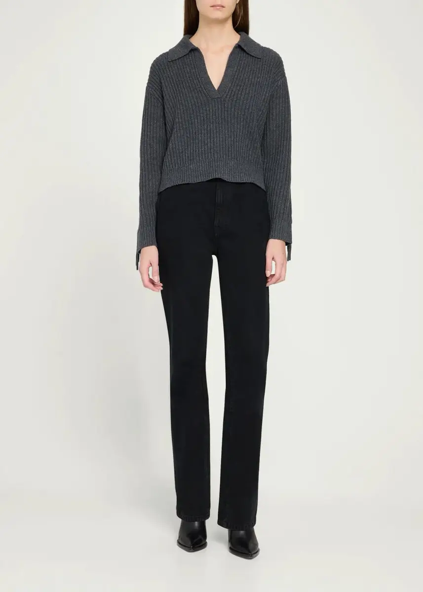Simkhai Natalia Rib-Knit Fringe Sweater | Thumbnail 2 Simkhai Natalia Rib-Knit Fringe Sweater | Thumbnail 2