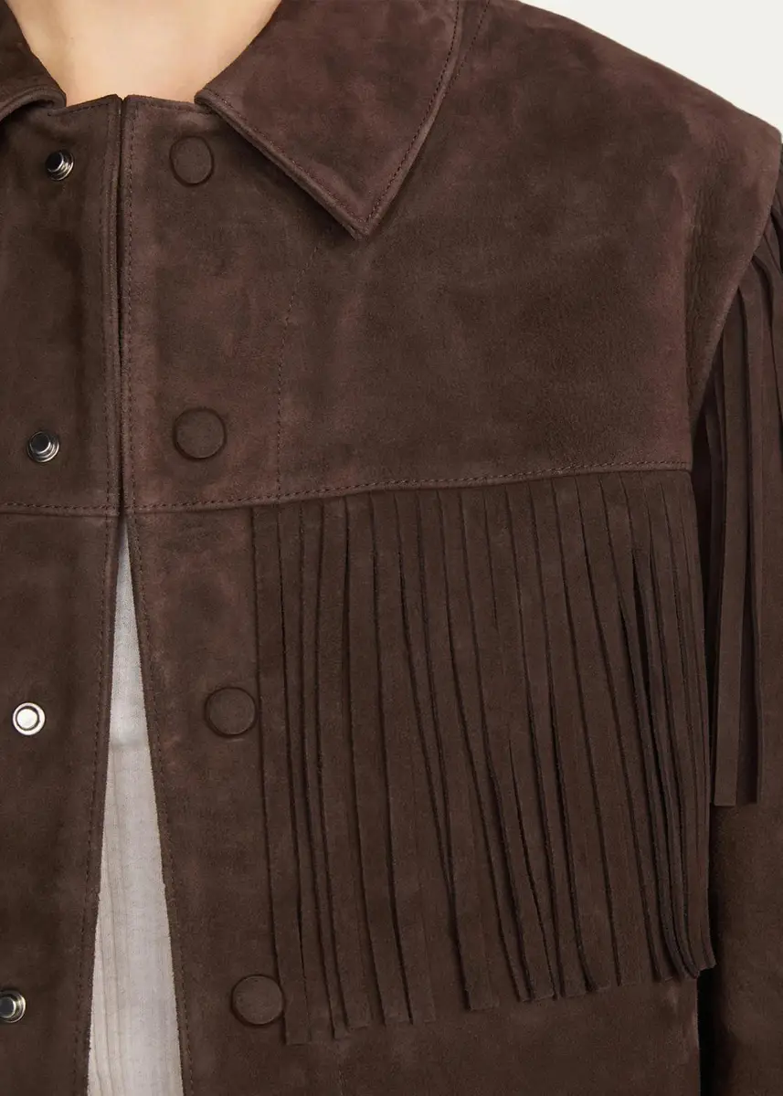 Frame The Suede Rodeo Jacket | Thumbnail 4 Frame The Suede Rodeo Jacket | Thumbnail 4