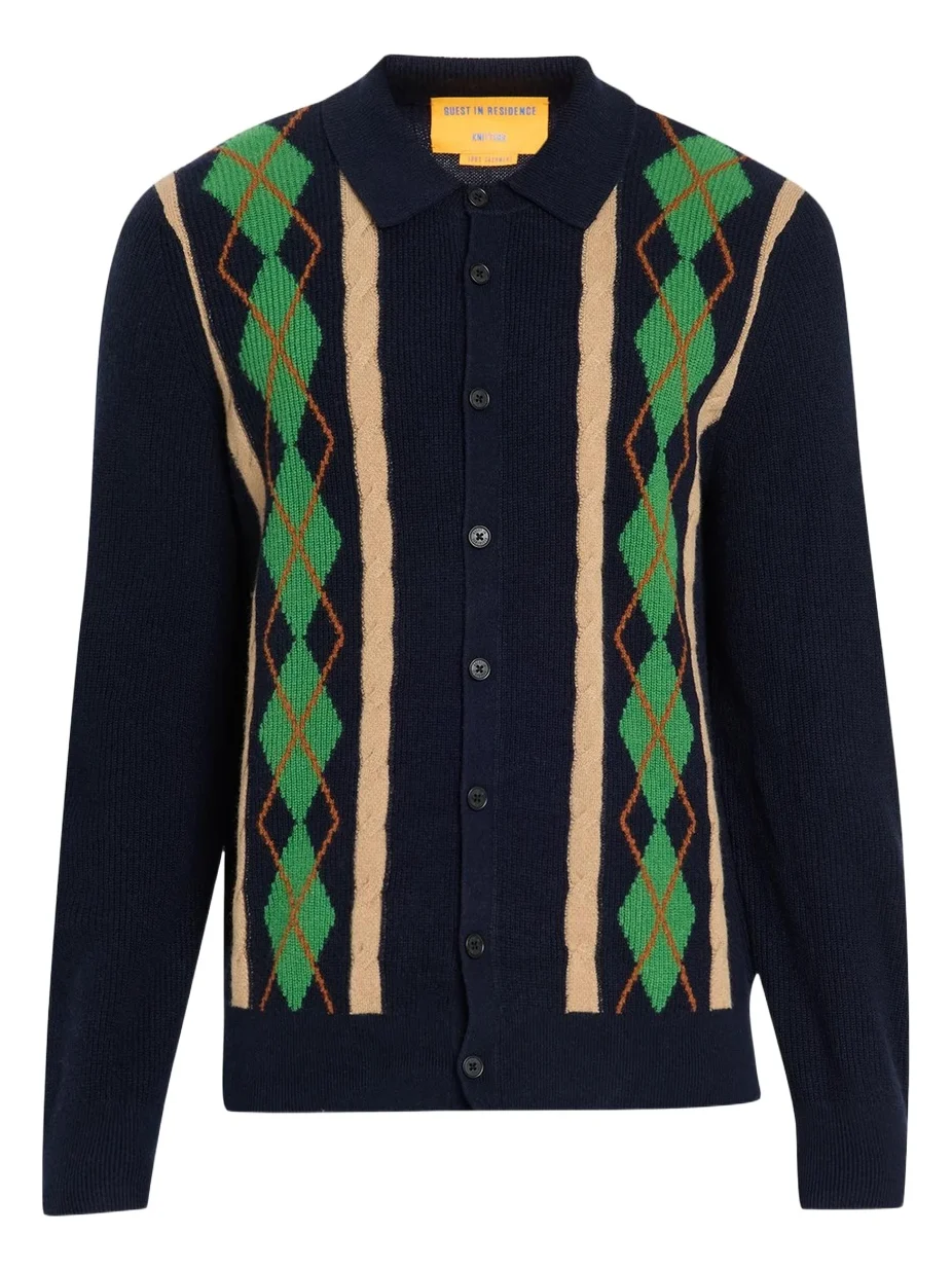 Men's Argyle Cashmere Shirt