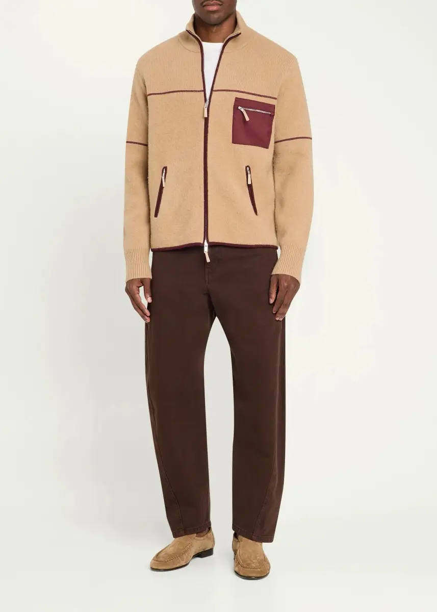 Guest In Residence Louis Felted Wool-Cashmere Zip-Front Jacket | Thumbnail 2
