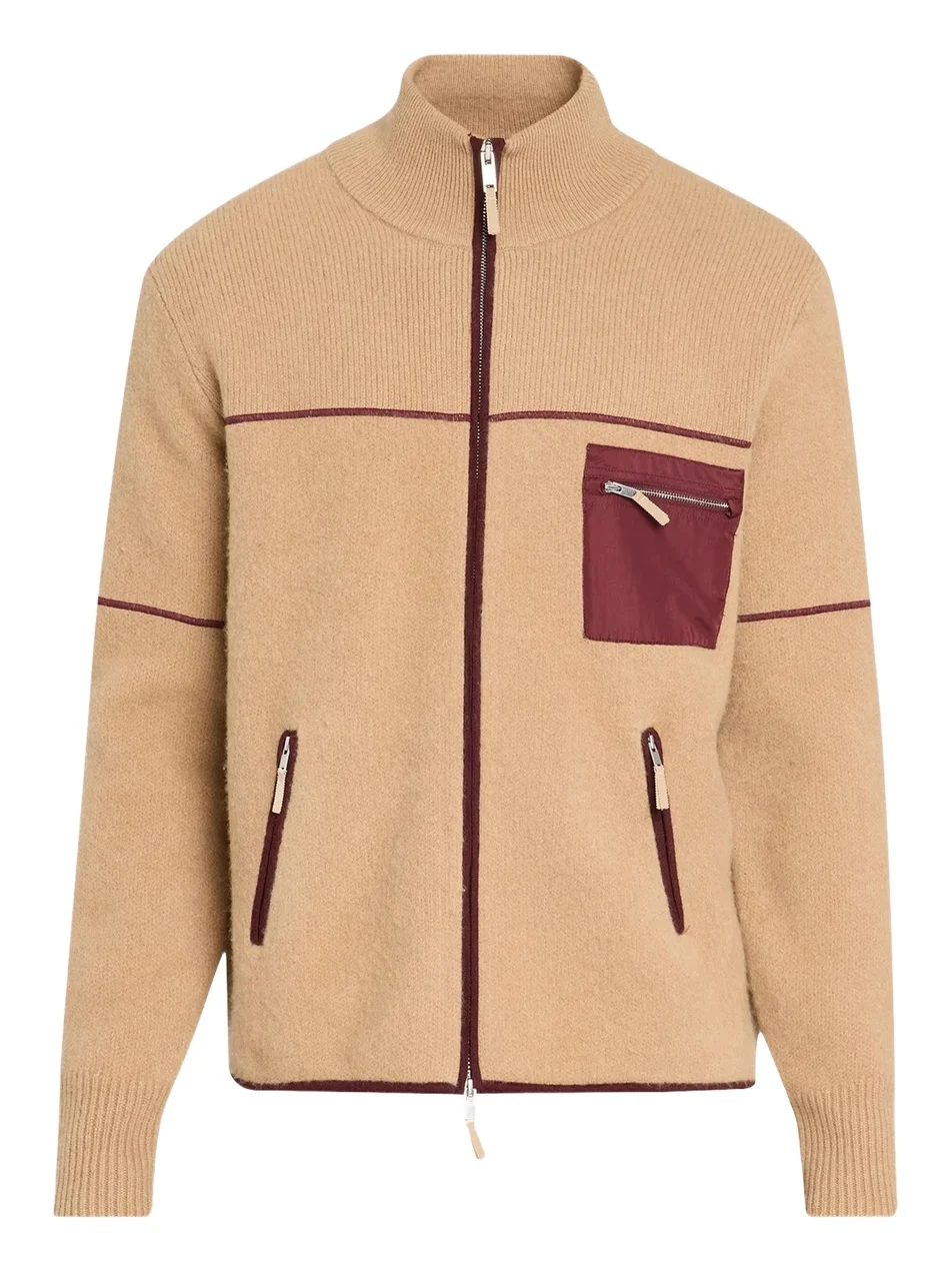 Louis Felted Wool-Cashmere Zip-Front Jacket