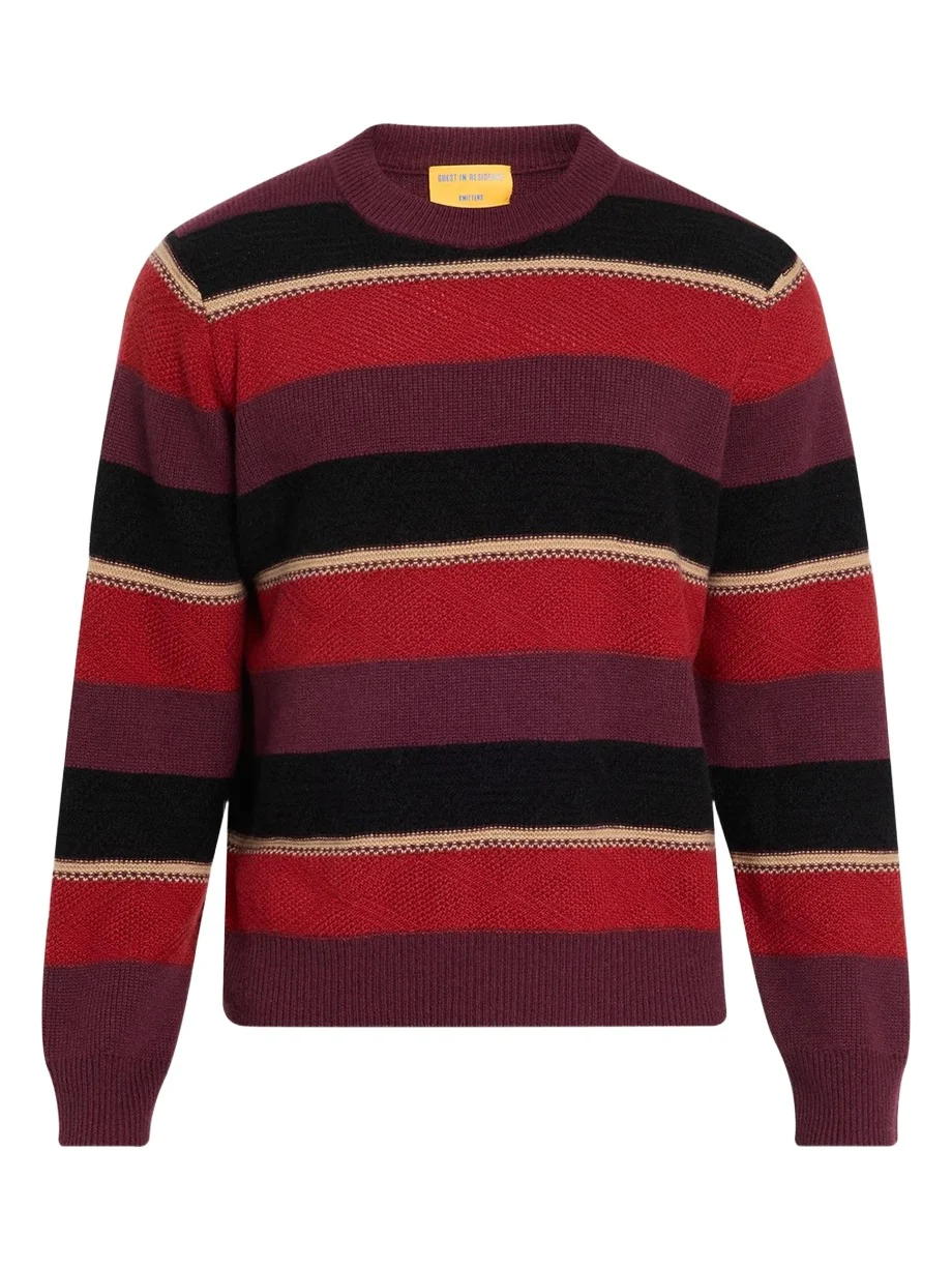 Guest In Residence Men's Striped Cashmere Sweater