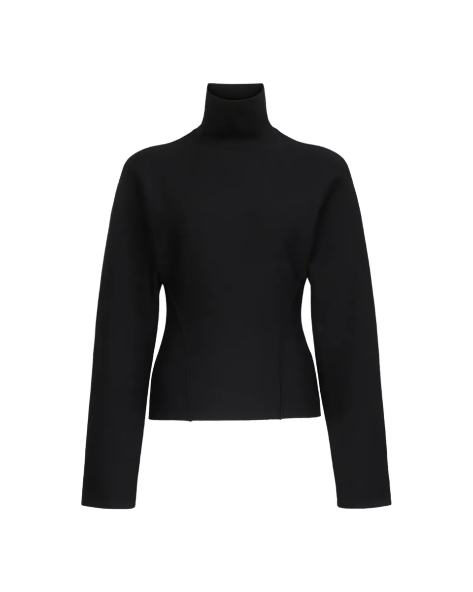 Alaïa Cinched Wool-Blend Sweater | Thumbnail 2