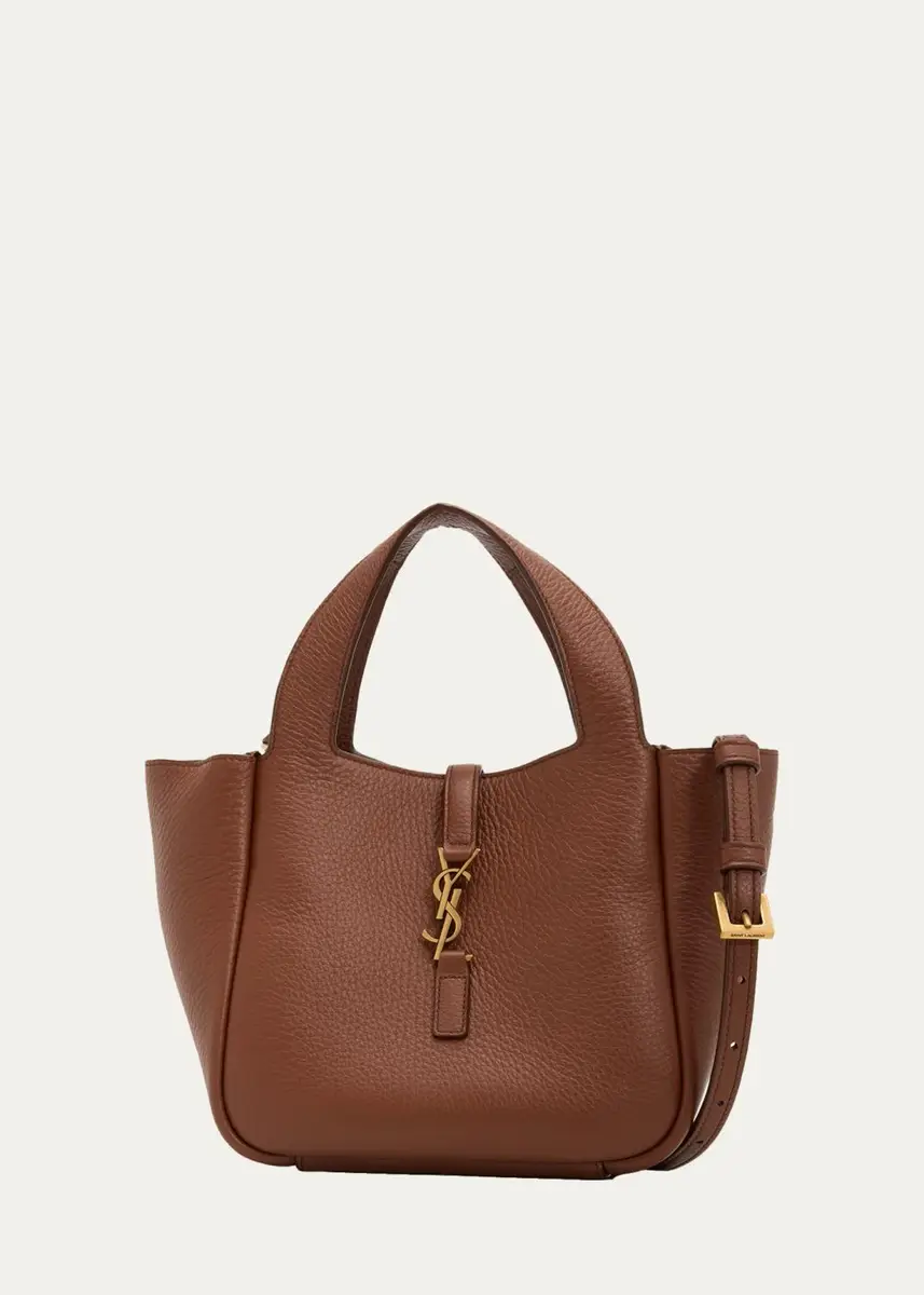 Saint Laurent Le 5 à 7 Bea Mini Tote Bag in Grained Leather | Thumbnail 6 Saint Laurent Le 5 à 7 Bea Mini Tote Bag in Grained Leather | Thumbnail 6