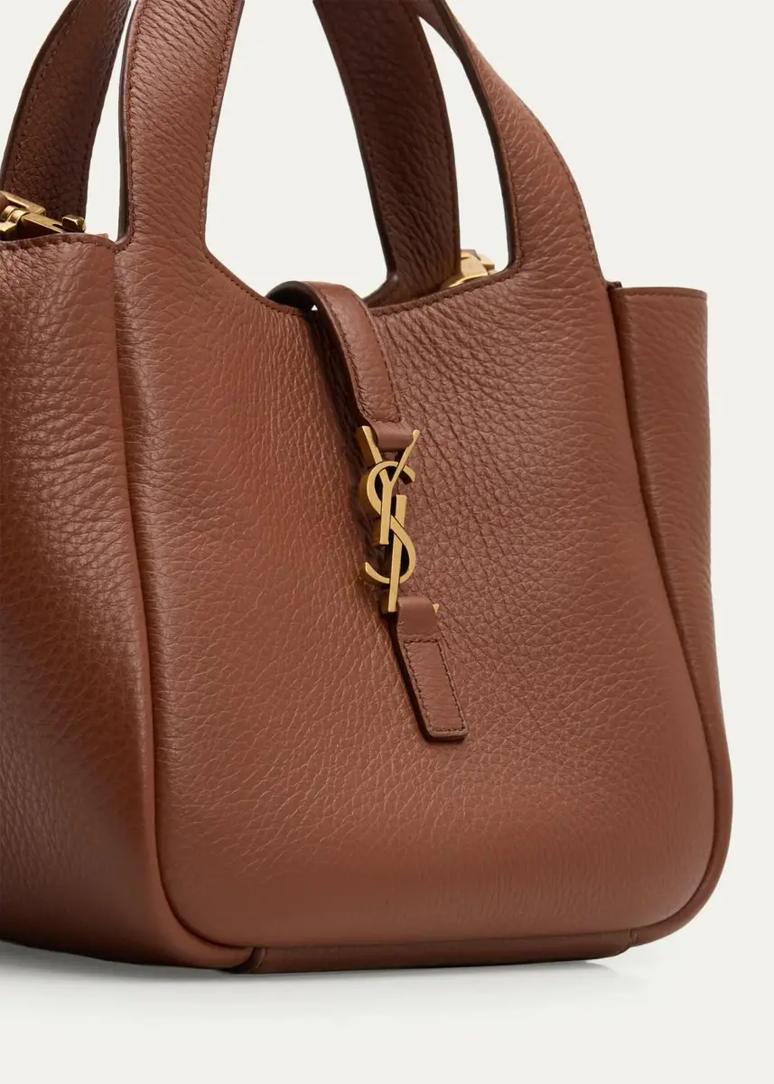 Saint Laurent Le 5 à 7 Bea Mini Tote Bag in Grained Leather | Thumbnail 10 Saint Laurent Le 5 à 7 Bea Mini Tote Bag in Grained Leather | Thumbnail 10