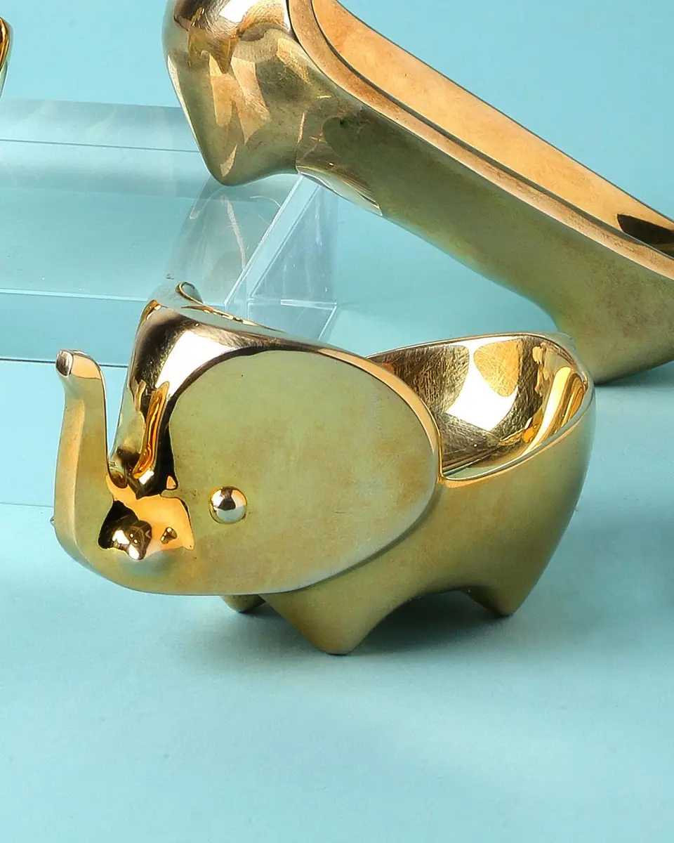 Jonathan Adler Brass Elephant Ring Bowl | Thumbnail 2 Jonathan Adler Brass Elephant Ring Bowl | Thumbnail 2