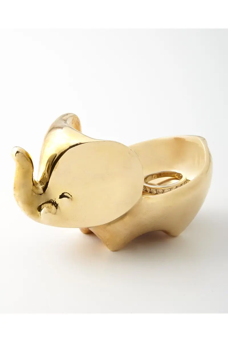 Jonathan Adler Brass Elephant Ring Bowl | Thumbnail 3 Jonathan Adler Brass Elephant Ring Bowl | Thumbnail 3