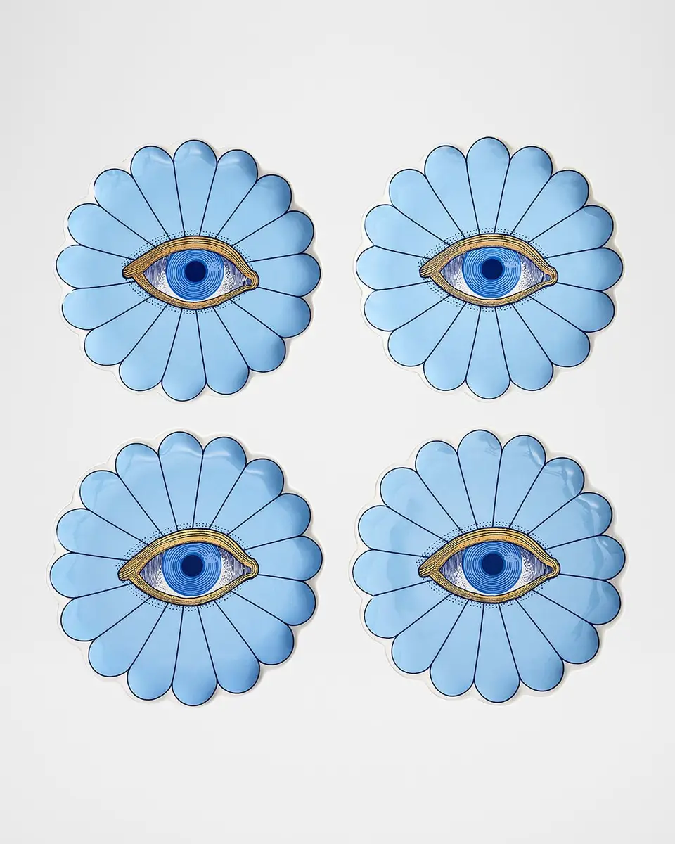 Jonathan Adler Fleur Canape Plates, Set of 4 | Thumbnail 3