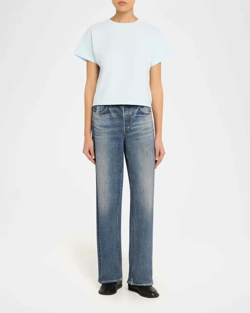rag & bone rb Miramar Terry Drawstring Wide-Leg Jeans | Thumbnail 2 rag & bone rb Miramar Terry Drawstring Wide-Leg Jeans | Thumbnail 2