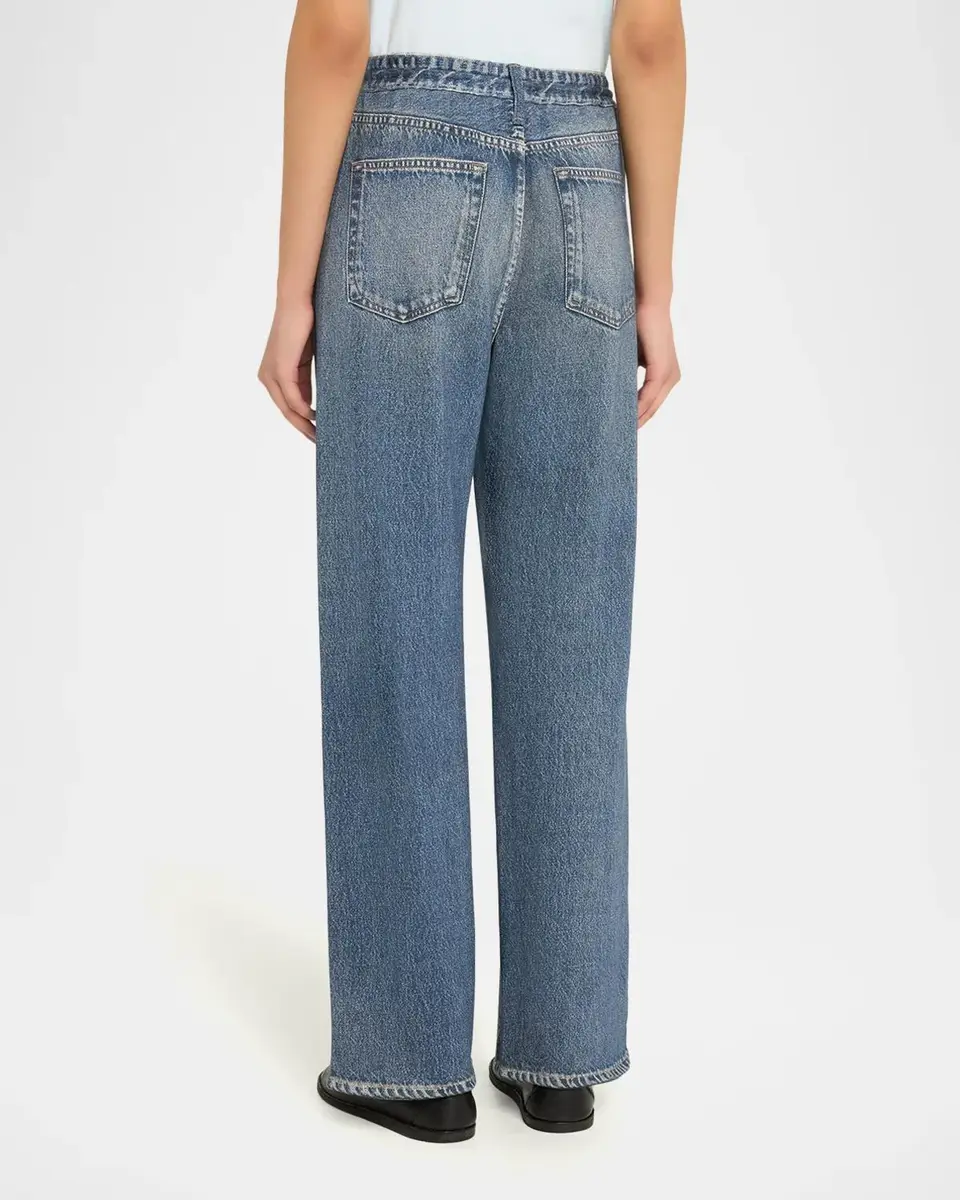 rag & bone rb Miramar Terry Drawstring Wide-Leg Jeans | Thumbnail 3 rag & bone rb Miramar Terry Drawstring Wide-Leg Jeans | Thumbnail 3