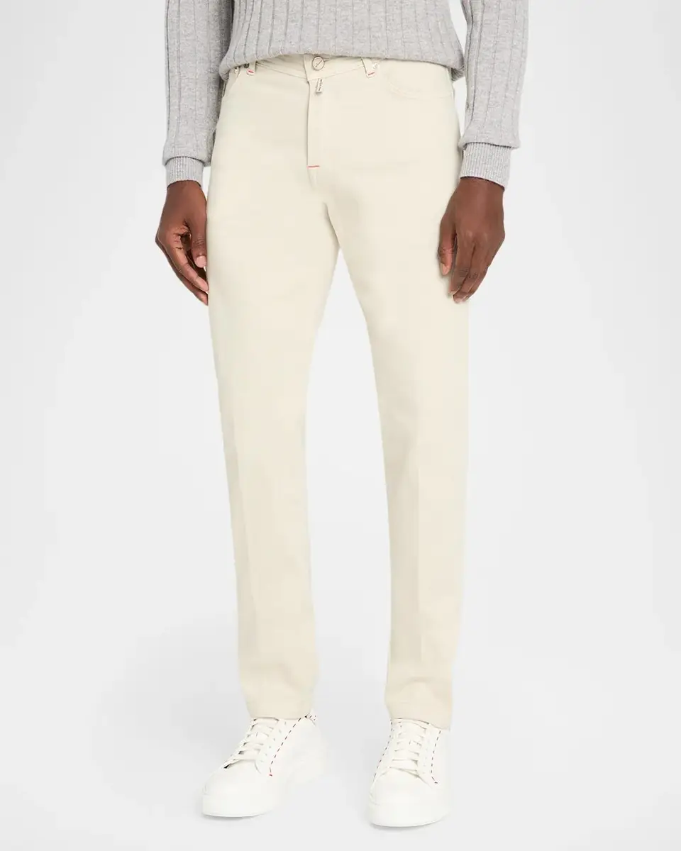Kiton Men's Five-Pocket Straight Fit Pants | Thumbnail 4 Kiton Men's Five-Pocket Straight Fit Pants | Thumbnail 4