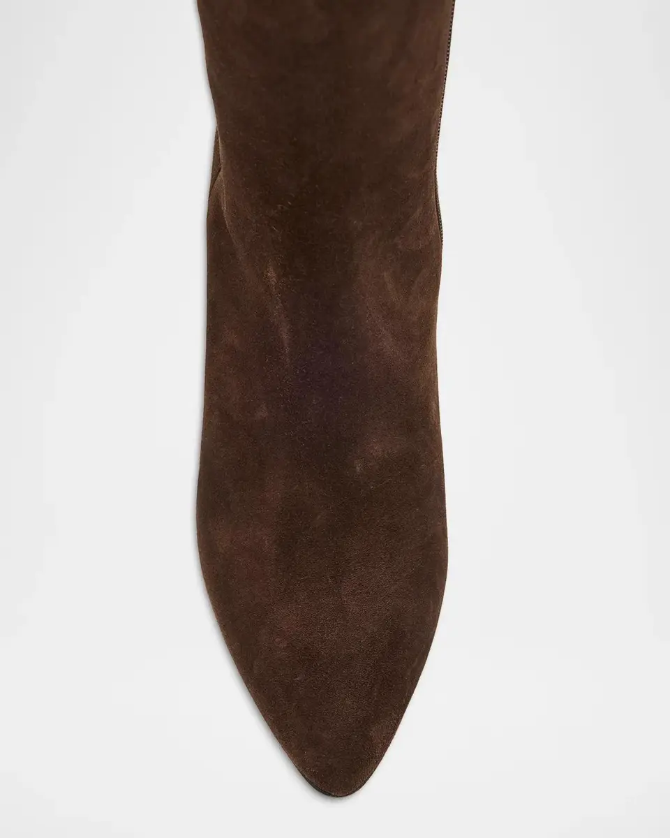 Christian Louboutin 85mm Fannylove Suede Knee-High Boots | Thumbnail 4 Christian Louboutin 85mm Fannylove Suede Knee-High Boots | Thumbnail 4