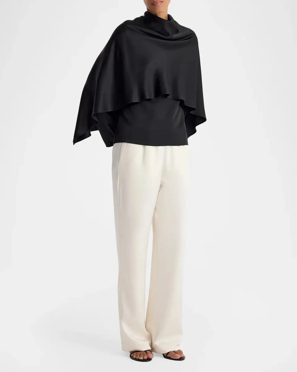 RÓHE Satin Cape Top | Thumbnail 2