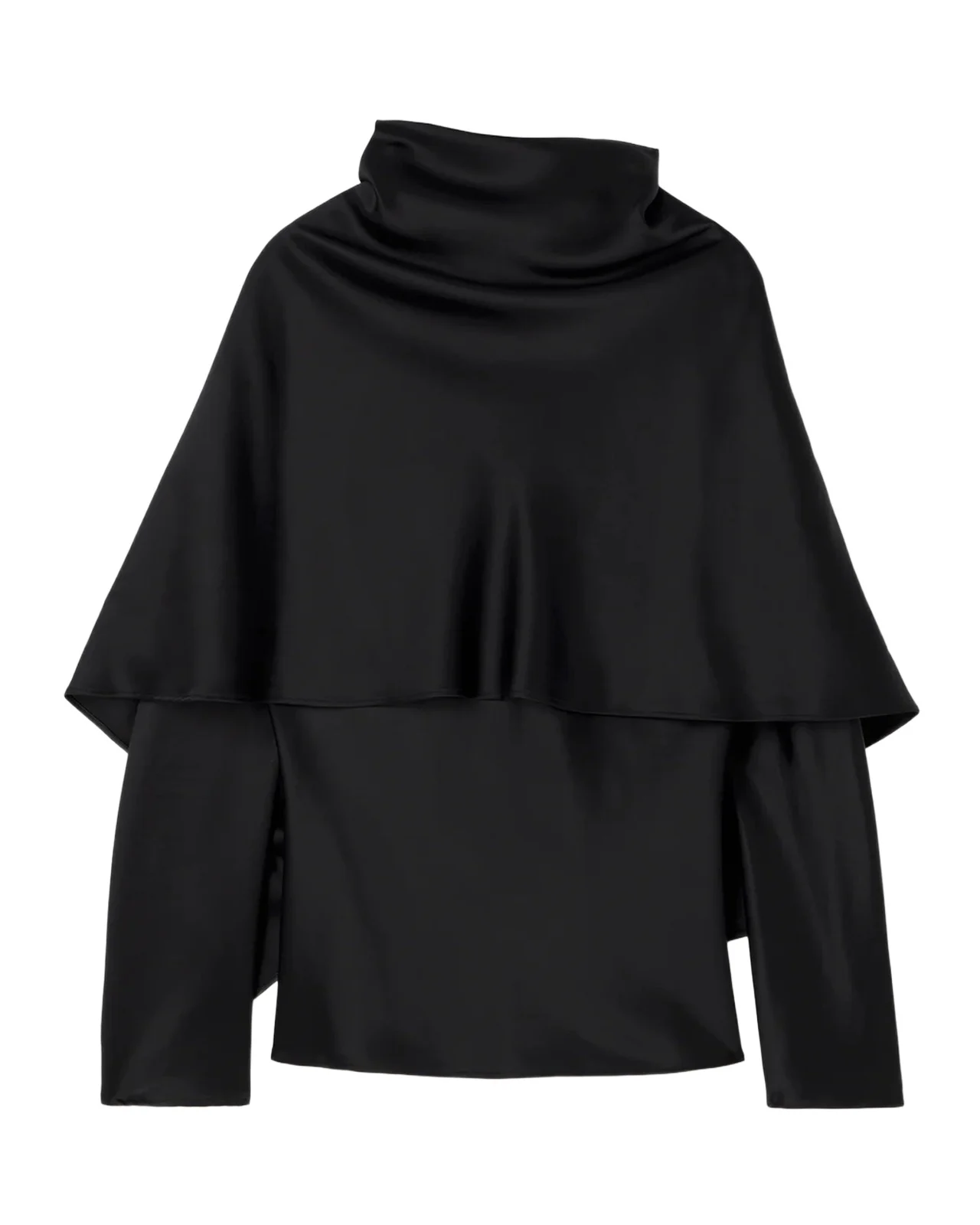 Satin Cape Top Satin Cape Top
