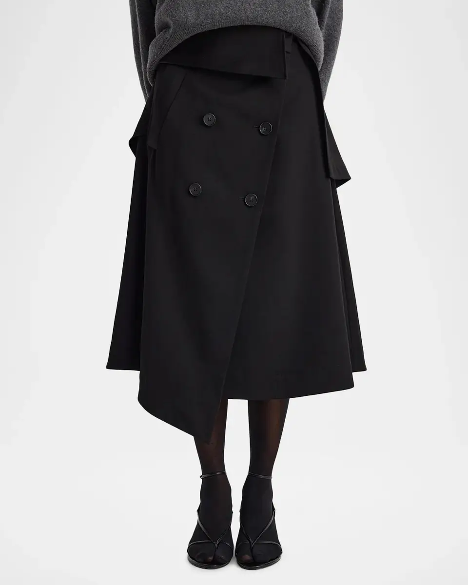 RÓHE Deconstructed Trench Midi Skirt | Thumbnail 4 RÓHE Deconstructed Trench Midi Skirt | Thumbnail 4