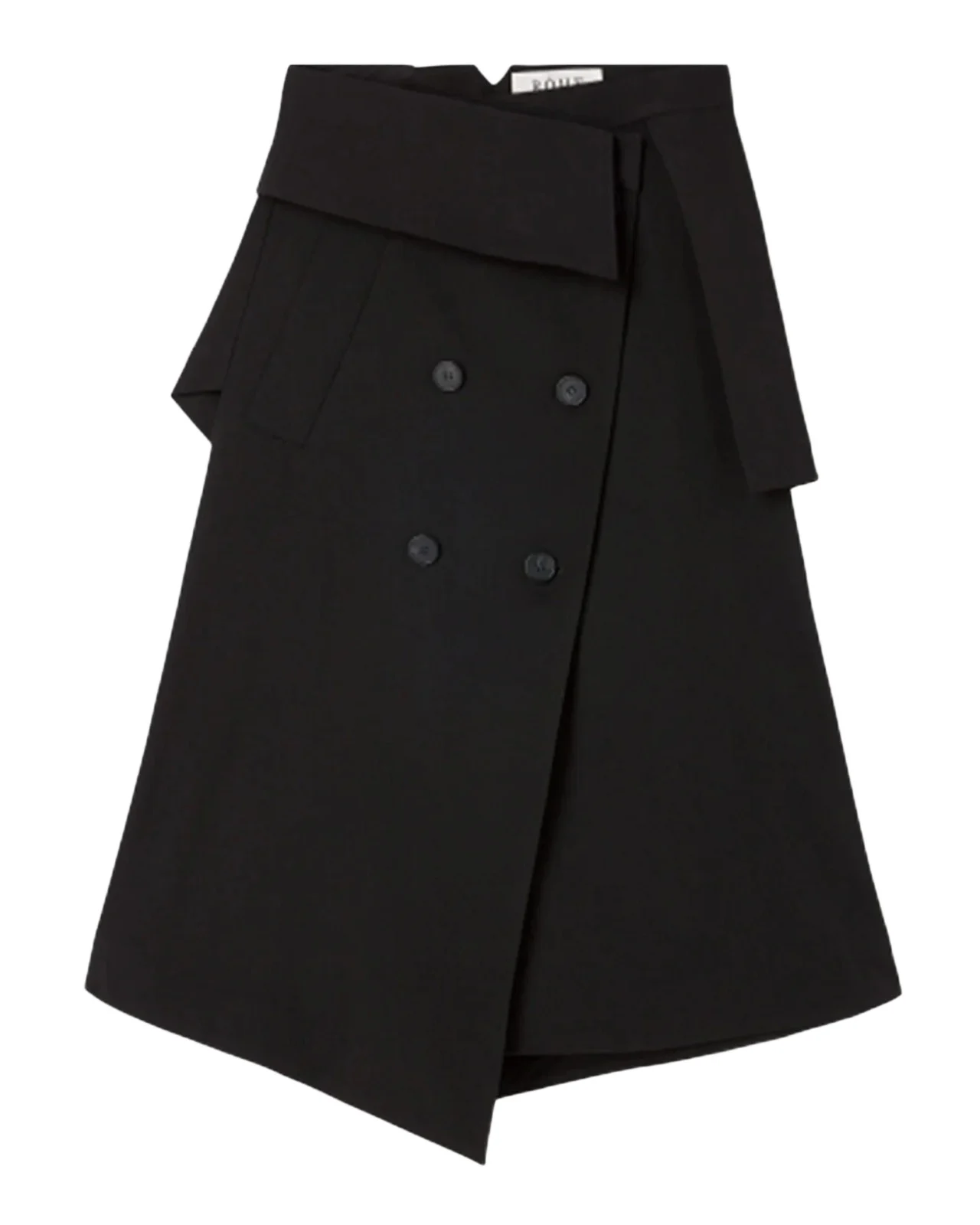 RÓHE Deconstructed Trench Midi Skirt