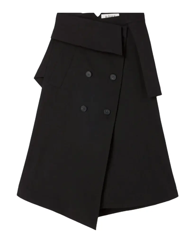 RÓHE Deconstructed Trench Midi Skirt